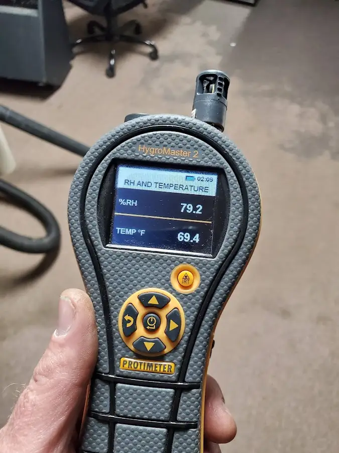 Moisture meter humidity assessment for Mold Remediation & Removal in Whiskey Creek